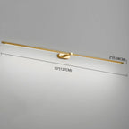 Linear Wall Sconce Battery-Powered Pivoting Warm White LED