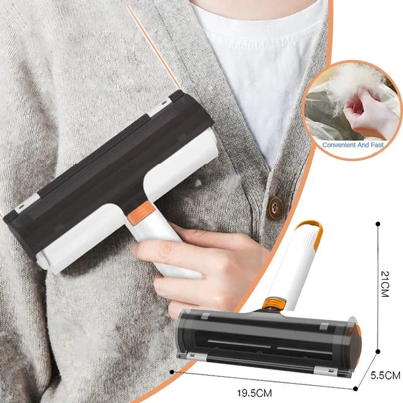 Lint Roller Dual-Sided Brush & Roller Travel Size