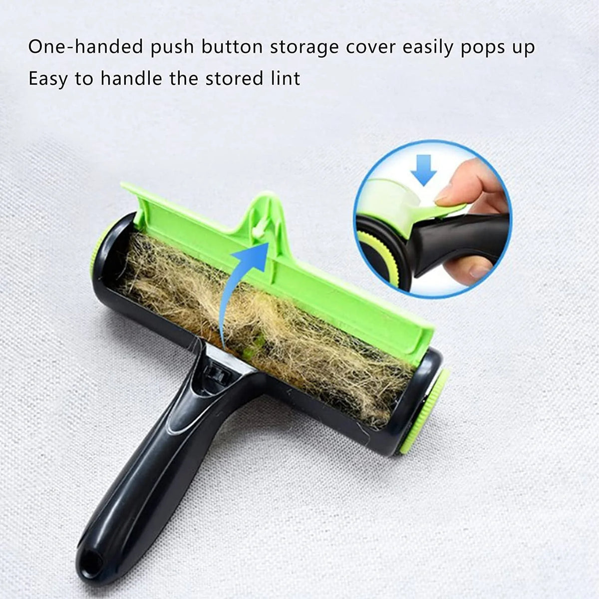 Lint Roller Upgraded Adhesive Multi-Surface Compact