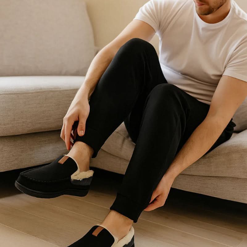 Loafer Slippers Sheep Wool Slip-On Machine Washable