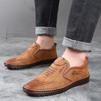 Loafers Orthopedic Support Air-Cushion Sole Leather Upper