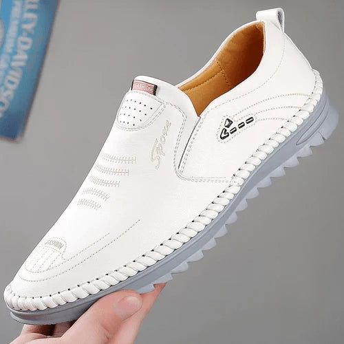Loafers Orthopedic Support Air-Cushion Sole Leather Upper