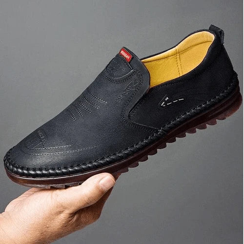 Loafers Orthopedic Support Air-Cushion Sole Leather Upper