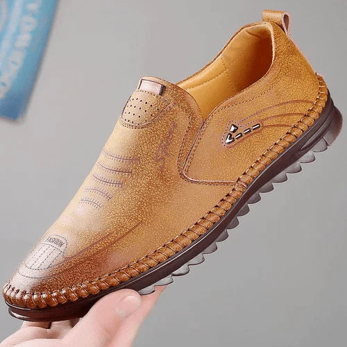 Loafers Orthopedic Support Air-Cushion Sole Leather Upper