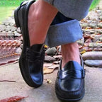 Loafers Slip-On Low Heel Round Toe