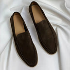Loafers Slip-On Suede Sheepskin Insole