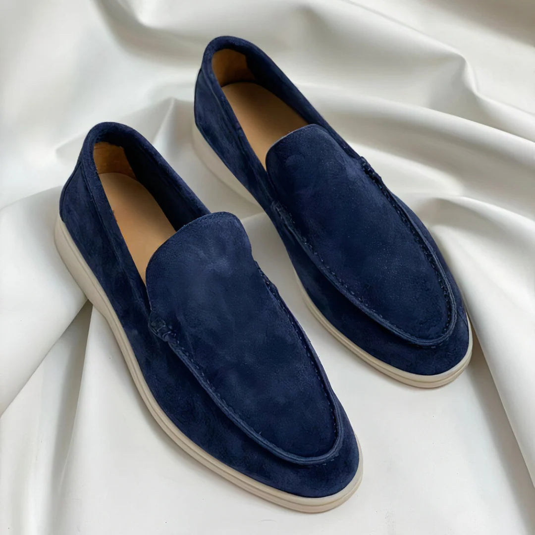 Loafers Slip-On Suede Sheepskin Insole