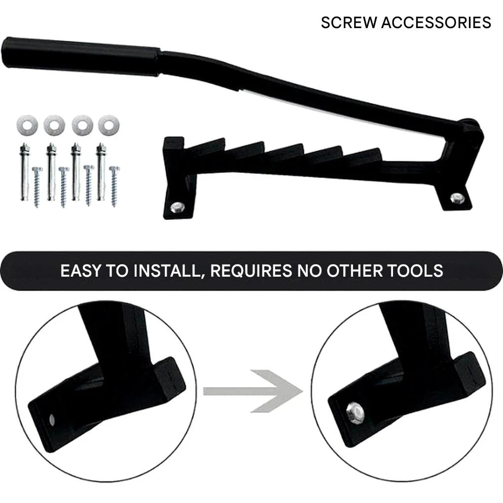Log Splitter Wall-Mounted Lever-Action Carbon Steel
