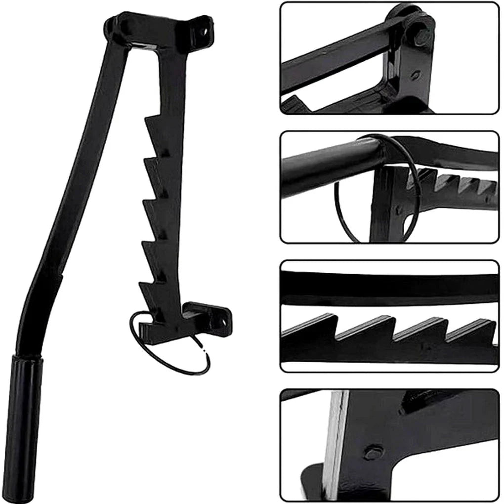 Log Splitter Wall-Mounted Lever-Action Carbon Steel