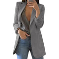 Long Blazer Tailored Longline Open Front