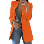 Long Blazer Tailored Longline Open Front