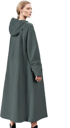 Long Raincoat Four-Layer Waterproof Breathable & Packable