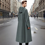Long Raincoat Four-Layer Waterproof Breathable & Packable