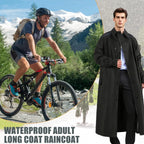 Long Raincoat Four-Layer Waterproof Breathable & Packable