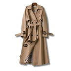 Long Trench Coat Adjustable Waist & Cuffs