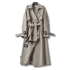 Long Trench Coat Adjustable Waist & Cuffs