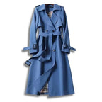 Long Trench Coat Adjustable Waist & Cuffs Tailored Minimal Design