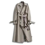 Long Trench Coat Adjustable Waist & Cuffs Tailored Minimal Design