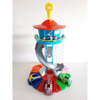Lookout Tower Playset Spiral Slide Vehicles & Parking Base