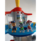 Lookout Tower Playset Spiral Slide Vehicles & Parking Base