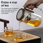 Loose-Leaf Teapot Borosilicate Glass Integrated Infuser