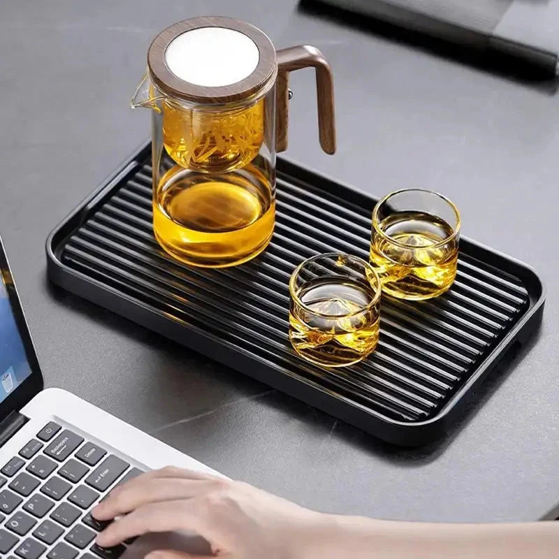 Loose-Leaf Teapot Borosilicate Glass Removable Fine Mesh Infuser