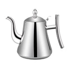 Loose Leaf Teapot Stainless Steel Built-In Infuser Drip-Free Spout