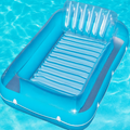Lounge Chair Inflatable Removable Headrest & Cup Holders