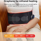 Lower Back Heat Belt Far-Infrared & Vibration USB-C Rechargeable