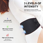 Lower Back Heat Belt Far-Infrared & Vibration USB-C Rechargeable