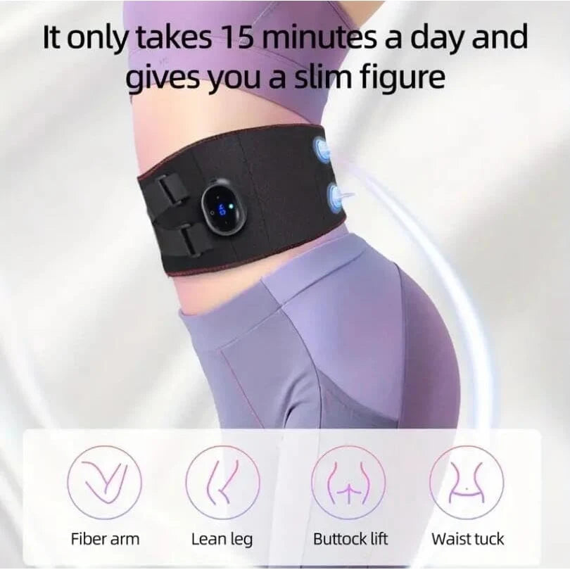 Lower Back Heat Belt Far-Infrared & Vibration USB-C Rechargeable