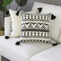 Lumbar Cushion Cover Boho Ethno Hand-Tufted