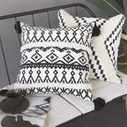 Lumbar Cushion Cover Boho Ethno Hand-Tufted