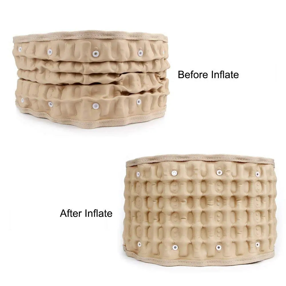 Lumbar Decompression Belt Adjustable Air Traction Breathable Fabric