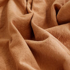 Lumbar Pillow Cover Velvet-Look Microfiber Fringed Edges
