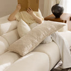 Lumbar Pillow Extra-Long Ergonomic Boucle Cover