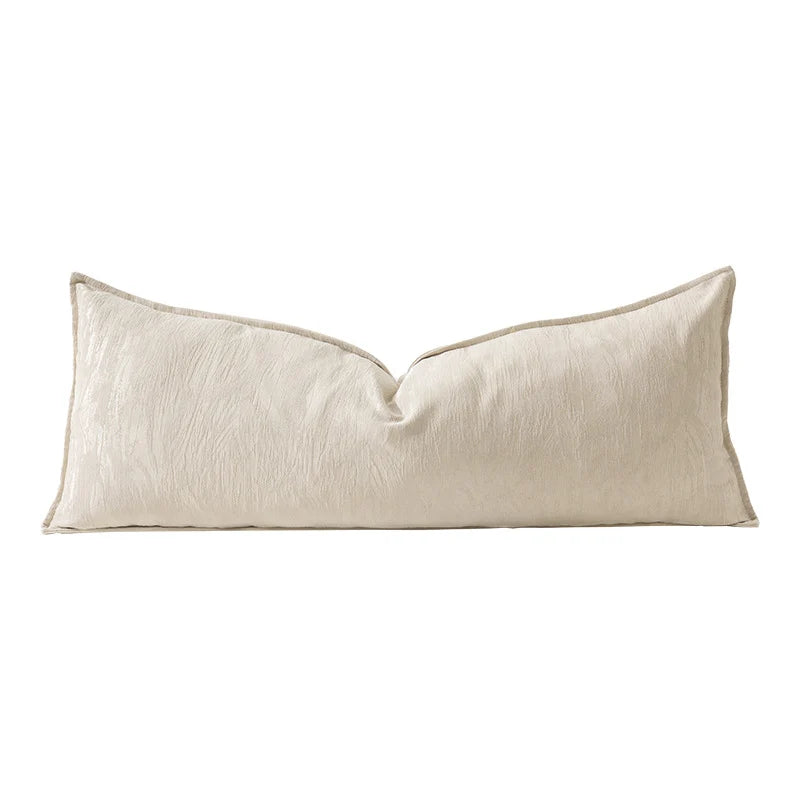 Lumbar Pillow Extra-Long Ergonomic Boucle Cover