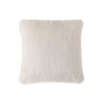 Lumbar Pillow Faux Fur Wavy Quilted 30x50 cm