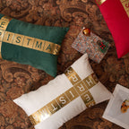 Lumbar Pillow Velvet Foil-Block Hidden Zipper
