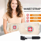 Lumbar Support Belt Inflatable Traction Heat & Vibration USB Rechargeable