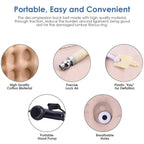 Lumbar Support Belt Inflatable Traction Heat & Vibration USB Rechargeable