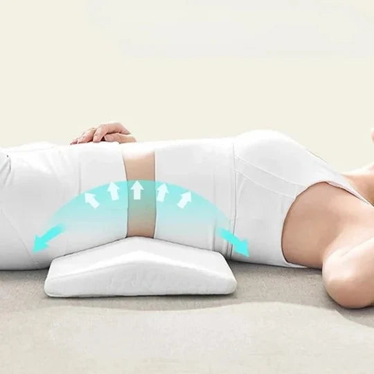 Lumbar Support Pillow Contoured & Ergonomic Breathable