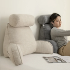 Lumbar Support Pillow Ergonomic Adjustable Headrest & Armrests