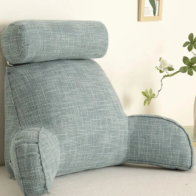 Lumbar Support Pillow Ergonomic Adjustable Headrest & Armrests