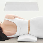 Lumbar Support Pillow Ergonomic Contour Breathable Mesh Cover