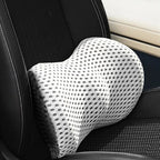 Lumbar Support Pillow Memory Foam Ergonomic Curve Removable Cover