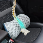 Lumbar Support Pillow Memory Foam Ergonomic Curve Removable Cover