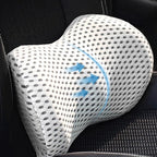 Lumbar Support Pillow Orthopedic Memory Foam Removable Cover