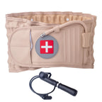 Lumbar Traction Belt Inflatable 4-Inch Manual Pump