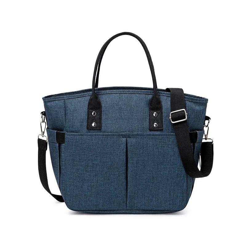Lunch Bag Insulated Leak-Proof Zipper Detachable Strap